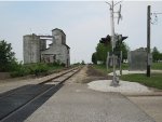 Looking East down NKP Tracks at Cheneyville Road